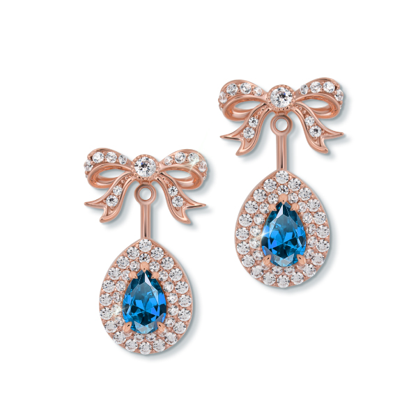 Bông tai đá màu BTA8143